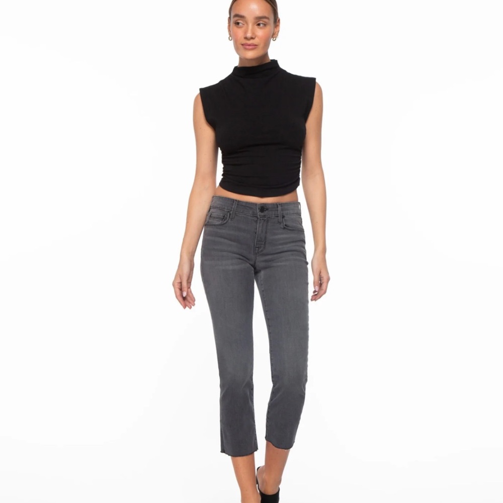 PARKER SMITH L.A. Premium Denim Straight Leg Dark Denim Jeans